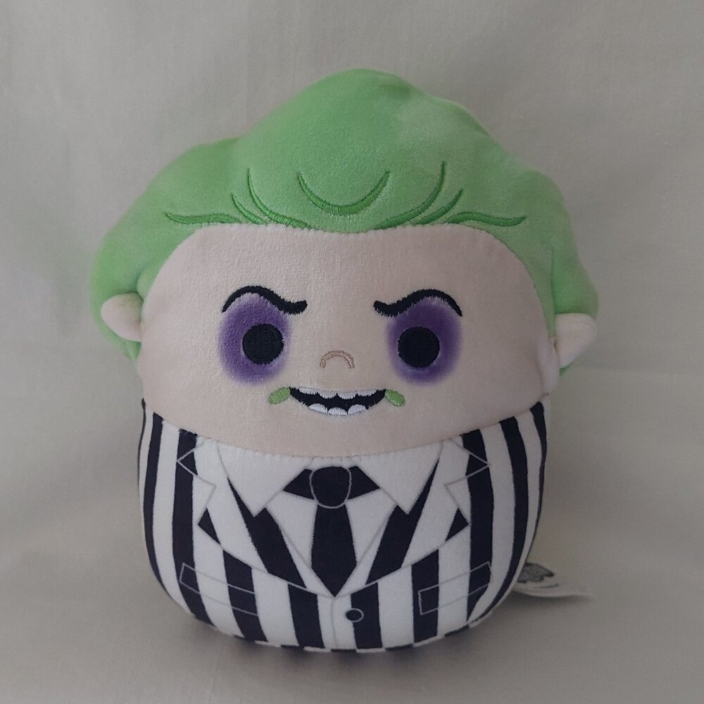 2024 Squishmallow Plush BEETLEJUICE Tim burton 7.5" Halloween Limited Edition